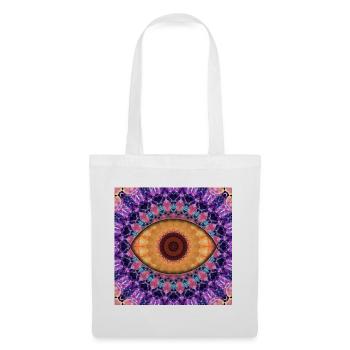 Kaleidoscopic eye mandala - Tote Bag - white - Front