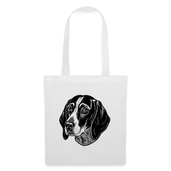 Tête de chien de laveur anglais américain - Sac en tissu - blanc - Devant