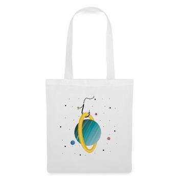 Planet on the hook (2/3) - Tote Bag - white - Front