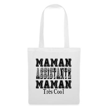 Maman Assistante Maman Très Cool - Sac en tissu - blanc - Devant