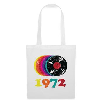 Vintage 1972 - Stoffbeutel - Weiß - Vorne