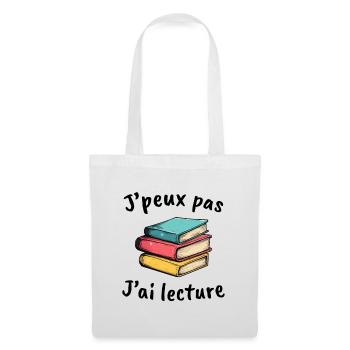 Bücher, Lesergeschenk-Idee, ich kann es nicht haben - Stoffbeutel - Weiß - Vorne