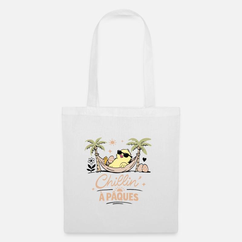 Easter Chick - Tote Bag - white