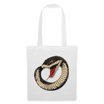 Snake - Tote Bag - white - Front