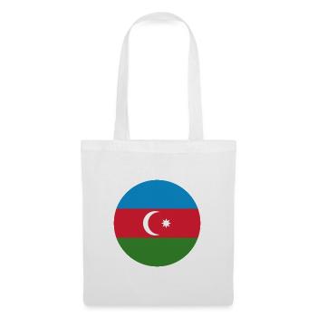 Azerbaijan round flag - Tote Bag - white - Front