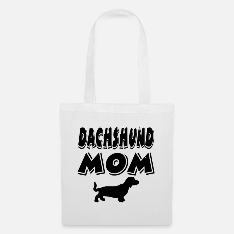 Dachshund - Tote Bag - white