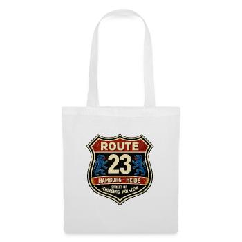Route 23 Hamburg Heide Shield - Sac en tissu - blanc - Devant