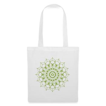 mandala - Sac en tissu - blanc - Devant