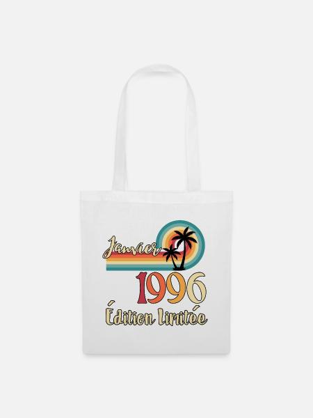 Januar 1996 Vintage Limited Edition - Stoffbeutel - Weiß