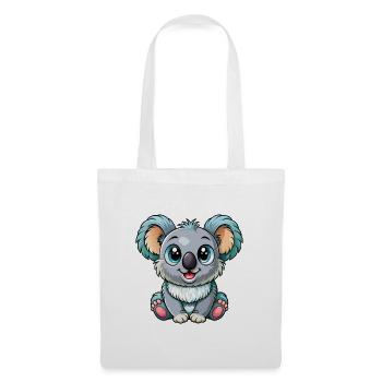 Baby-Koala - Stoffbeutel - Weiß - Vorne