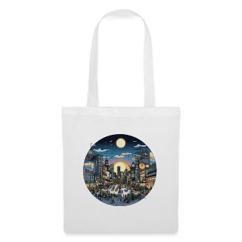City light evening traffic - Tote Bag - white - Front
