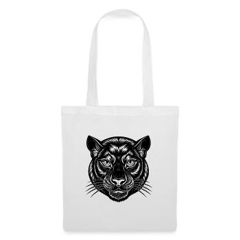 Panther face - Tote Bag - white - Front