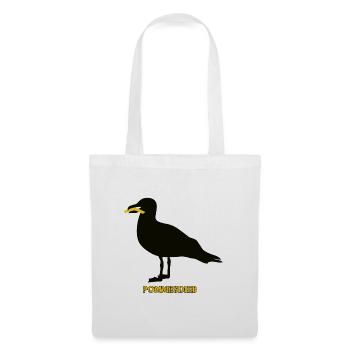 French Fries Thief Seagull - Black - Tote Bag - white - Front