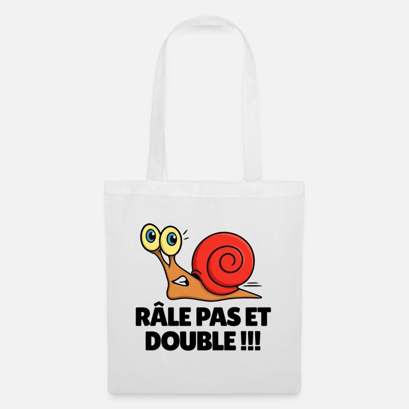 Step-moan and double - Tote Bag - white
