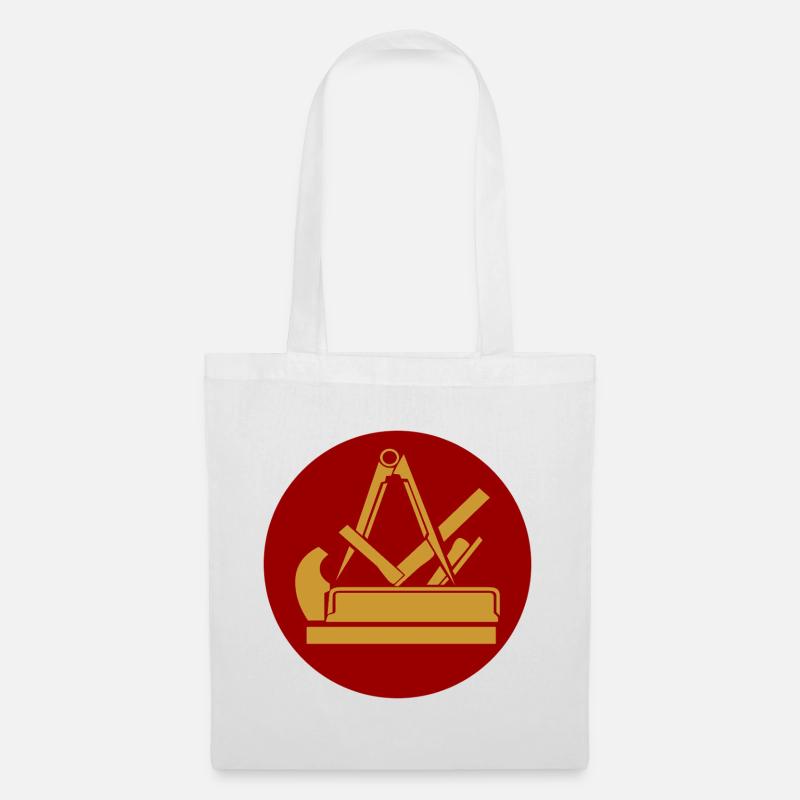 51189_Tischler, Carpenter - Tote Bag - white