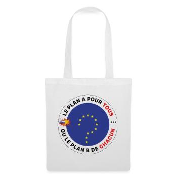 Europe_le_plan_A_pour_tous - Sac en tissu - blanc - Devant
