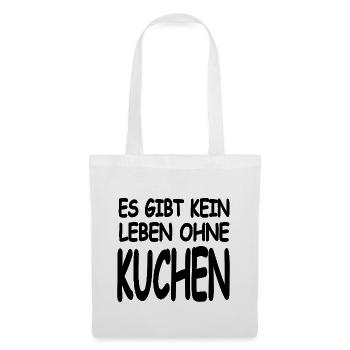 Kuchen - Stoffbeutel - Weiß - Vorne