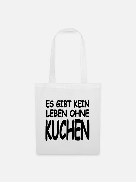 Kuchen - Stoffbeutel - Weiß