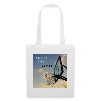 Le ciel, c’est la limite des cerceaux - Sac en tissu - blanc - Devant
