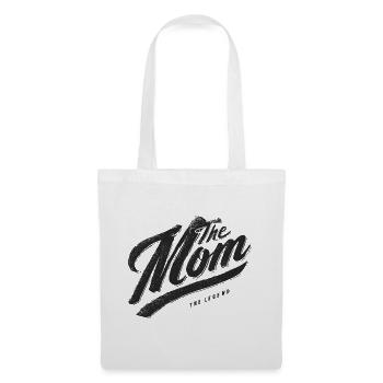 La Maman : La Légende Vintage Script - Sac en tissu - blanc - Devant