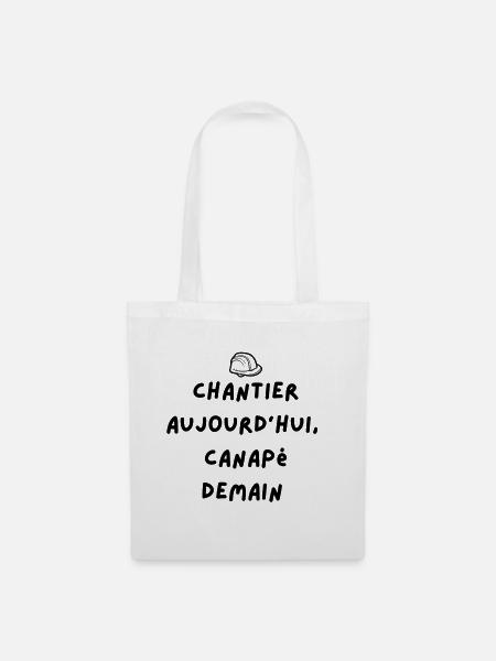 Site phrase - Tote Bag - white