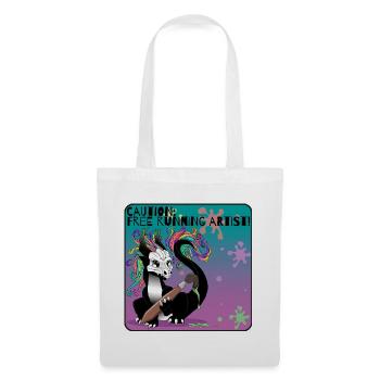 Attention: Freelance Running Artist - Tote Bag - white - Front