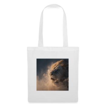 Lion des Nuages – Force Royale - Sac en tissu - blanc - Devant