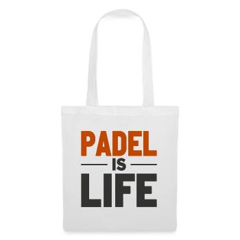Le padel est la déclaration de vie des joueurs de padel - Sac en tissu - blanc - Devant