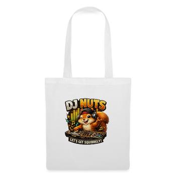 Squirrel DJ Nuts Cute Squirrel Funny - Tote Bag - white - Front