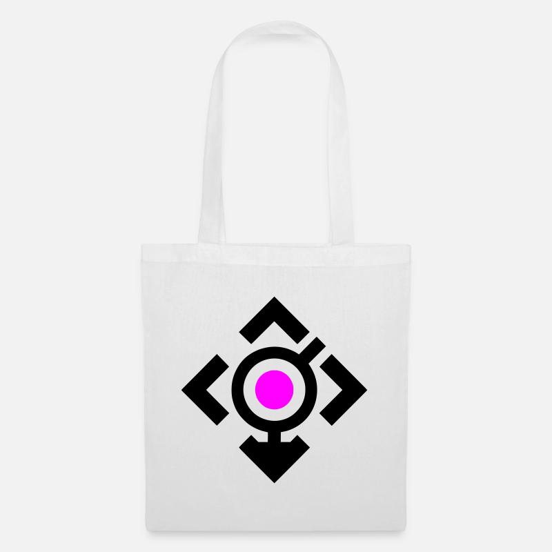 LGBT-Symbol - Stoffbeutel - Weiß