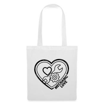 Heart of the Mechanic Love Screws Gift Car - Tote Bag - white - Front