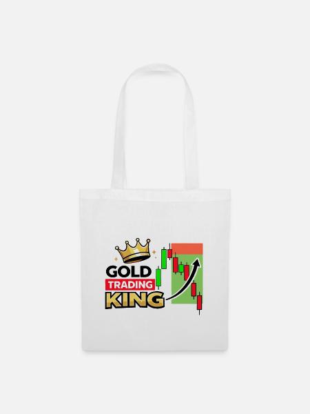 Gold-Handelskönig - Stoffbeutel - Weiß
