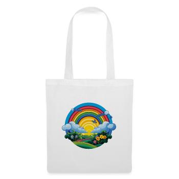 Rainbow Sunrise Spring - Tote Bag - white - Front