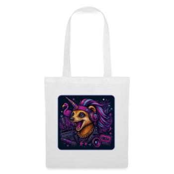 Fête de la Licorne Suricate - Sac en tissu - blanc - Devant