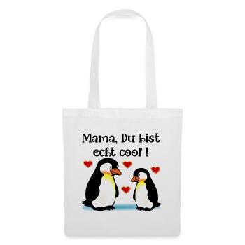 Compliments Mom Mother's Day Penguins - Tote Bag - white - Front