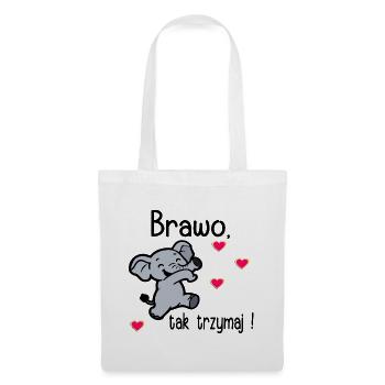 Bravo, keep it up - Tote Bag - white - Front
