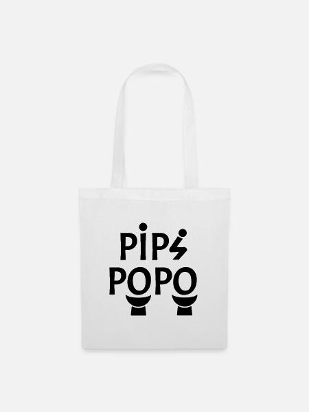 POPO! - Stoffbeutel - Weiß