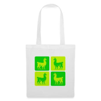Llama Pop Art - Tote Bag - white - Front