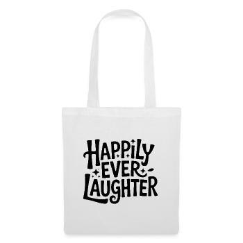 Heureux pour toujours rire - Sac en tissu - blanc - Devant