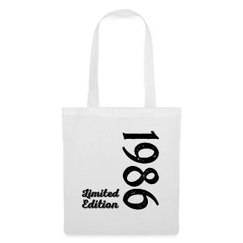 Millésime 1986 - Sac en tissu - blanc - Devant