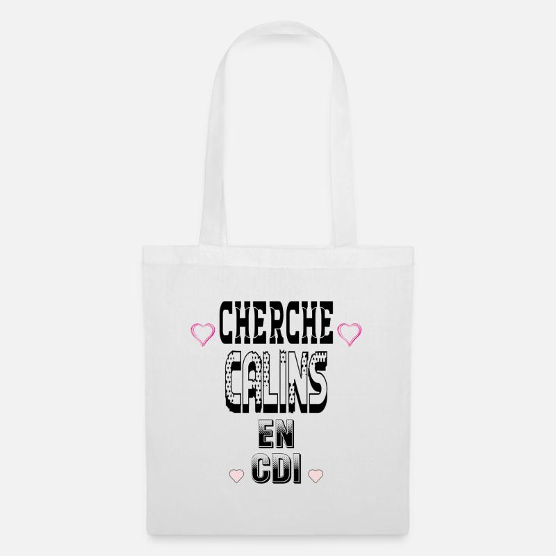 Looking for Cuddles on a permanent contract - Tote Bag - white