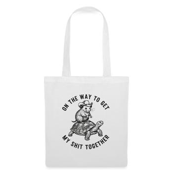 Rat en route pour se ressaisir - Sac en tissu - blanc - Devant