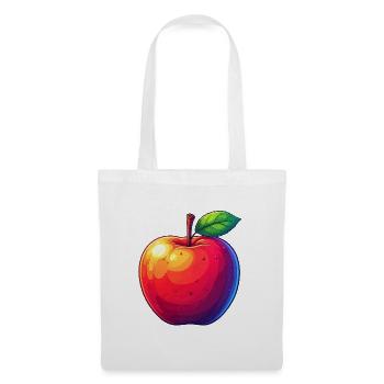 Apfel - Stoffbeutel - Weiß - Vorne