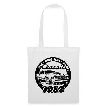 44e anniversaire - Classic Musclecar 03/1982 - Sac en tissu - blanc - Devant