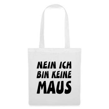 souris - Sac en tissu - blanc - Devant