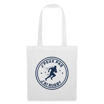 I can't I have rugby - Tote Bag - white - Front
