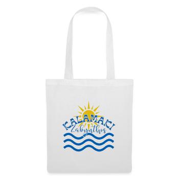 Kalamaki Zakynthos Sun & Waves - Tote Bag - white - Front