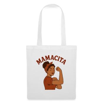 Stolze Mamacita – Das Geschenk für coole Mütter - Stoffbeutel - Weiß - Vorne
