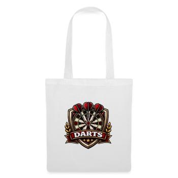 Darts Shield  - Stoffbeutel - Weiß - Vorne