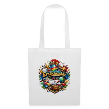 First Grade Learning World Logo - Tote Bag - white - Front